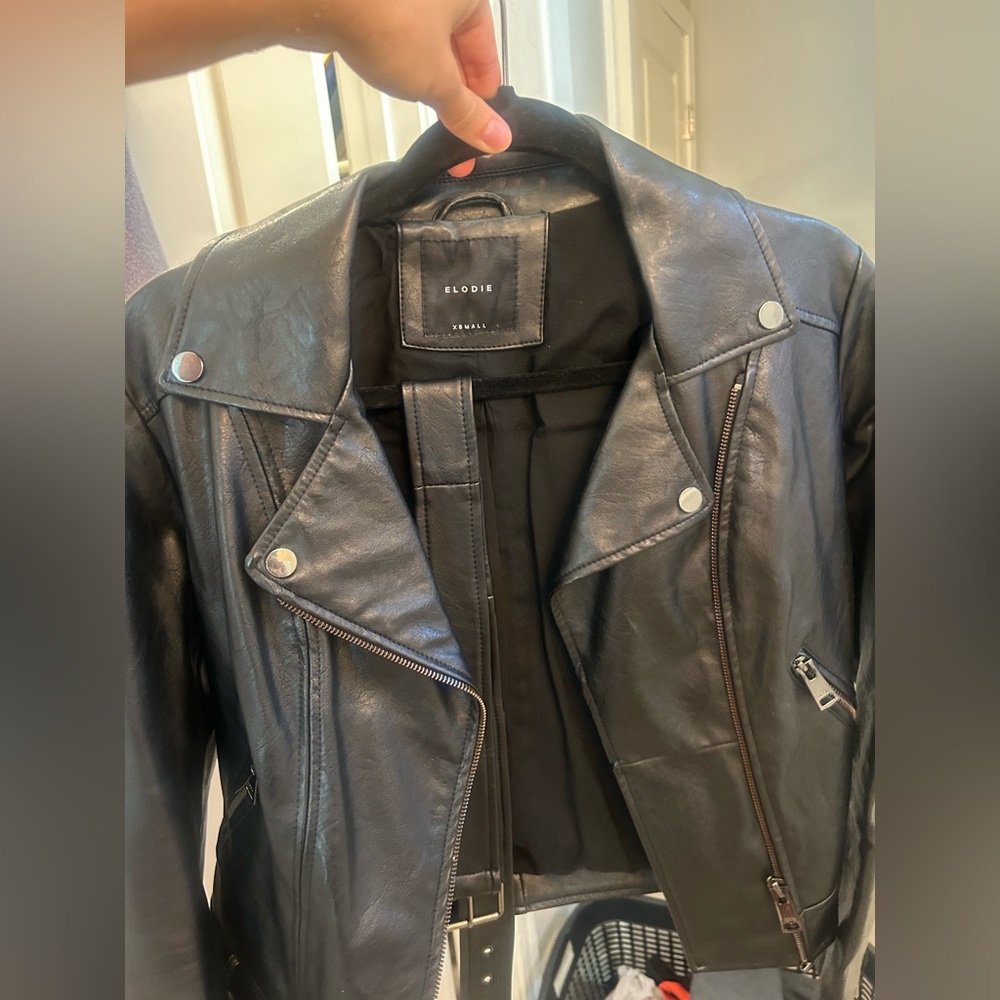 Leather jacket